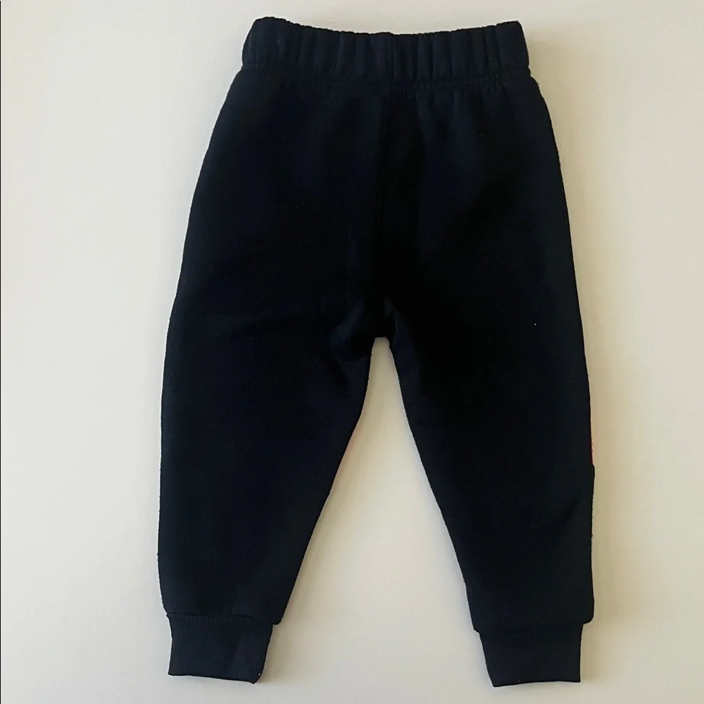 Disney 2T Red Mickey Mouse Pullover with Black and Red Joggers EUC
